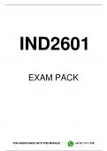 IND2601 EXAM PACK 2025