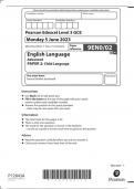EDEXCEL A LEVEL ENGLISH LANGUAGE PAPER 2 2023 