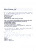 PSI FNP Practice Questions & Answers 2023/2024 Update (A+ GRADED)