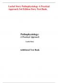 Lachel Story Pathophysiology A Practical Approach 3rd Edition Story Test Bank.