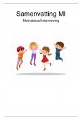 Samenvatting -  Motivational Interviewing