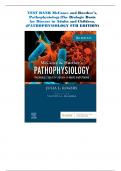 PATHOPHYSIOLOGY 9TH EDITION MCCANCE TEST BANK 2023