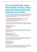 ATI ADVANCED MED SURG  PROCTORED ACTUAL EXAM WITH NGN.QUESTIONS AND  VERIFIED SOLUTIONS