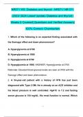 NR571 W5: Diabetes and thyroid / NR571/ NR 571 (2023/ 2024 Latest Update) Diabetes and thyroid |Weeks 5 Covered| Questions and Verified Answers| 100% Correct- Chamberlain