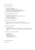 Lecture notes Operations Management 1 