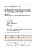 Labjournal Practical 1:  Working with Small Volumes - Genetics (AB_1135)