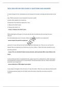 2023-2024 HESI RN PEDS EXAM V1 QUESTIONS AND ANSWERS