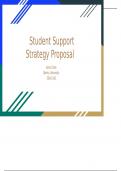 EDUC 665 Student Support Strategy Proposal- Liberty University