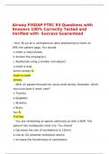 Airway FISDAP FTEC 93 Questions with Answers 100% Correctly Tested and Verified with  Success Guaranteed