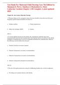 Test Bank For Maternal Child Nursing Care 7th Edition by  Shannon E. Perry, Marilyn J. Hockenberry, Mary  Catherine Cashion Chapter 1-50 Complete .Latest updated  2023 Chapter 01: 21st Century Maternity Nursing 1. When providing care for a pregnant woman,