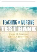 Test Bank For Teaching In Nursing, 6th - 2020 All Chapters - 9780323554725