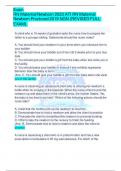 Exam RN Maternal Newborn 2023 ATI RN Maternal Newborn Proctored 2019 NGN (REVISED FULL EXAM). A client who is 16 weeks of gestation asks the nurse how to prepare her father to a younger sibling. Statements should the nurse make? A. You should hold your ne