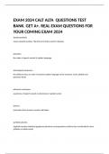  EXAM 2024 CALT ALTA  QUESTIONS TEST BANK. GET A+. REAL EXAM QUESTIONS FOR YOUR COMING EXAM 2024