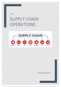 Supply chain operations - Hoorcolleges, Boek, Samenvatting