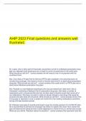 AHIP 2023 Final questions and answers well illustrated.