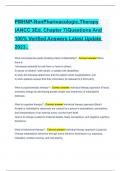 PMHNP-NonPharmacologic,Therapy (ANCC 3Ed, Chapter 7)Questions And 100% Verified Answers Latest Update 2023.docx