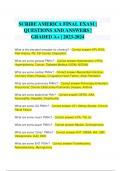 SCRIBE AMERICA FINAL EXAM |  QUESTIONS AND ANSWERS |  GRADED A+ | 2023-2024