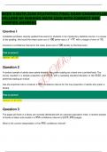  WEEK 6 MATH 225N STATISTICS FINAL EXAM CHAMBERLAIN COLLEGE OF NURSING MATH 225N WITH CORRECT AND VERIFIED ANSWERS