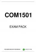 COM1501 EXAM PACK 2023