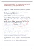 COMMUNICATION QUESTION AND ANSWERS LATEST UPDATES 2022- 2023 BRAND NEW!!!!!!!! ALREADY GRADED A GRADE