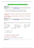 CHEM 103 Module 1, 2, 3, 4, 5, 6 Exam, CHEM 103 Final Exam (Latest update, 2023-2024) / CHEM103 Module 1, 2, 3, 4, 5, 6 Exam, CHEM103 Final Exam: General Chemistry II: Portage Learning (QUESTIONS & ANSWERS)