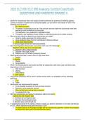 2023 CLC 056 /CLC 056 Analyzing Contract Costs Exam QUESTIONS AND ANSWERS GRADED A