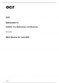 ocr AS Level Mathematics A (H230/02) MARK SCHEME June2023.