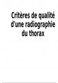 Radiology: Chest X-Ray Quality Criteria 2023 notes