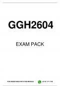 GGH2604 EXAM PACK 2024