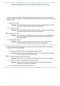 Gi/Neuro Med Surg 100% Complete Detailed Answer Key  1. A nurse is caring for a client who is receiving total parenteral nutrition (TPN). The pharmacy is delayed in supplying the client’s next container of TPN. Which of the following fluids should the nur