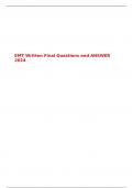 EMT Written Final Questions and ANSWER 2024