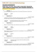 WALDEN UNIVERSITY NURS 6501 ACTUAL 2023 FINAL EXAM NOV QUARTER. 100% COMPLETE QUESTIONS AND ANSWERS GRADED A+ DOWNLOAD TO  PASS YPOR EXAM.