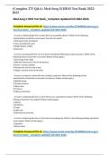 (Complete 275 Q&A) Med-Surg II HESI Test Bank 2022- 2023 Med-Surg II HESI Test Bank_ Complete Updated fall 2022-2023. Complete Answered File at: https://www.stuvia.com/doc/2164603/med-surg-ii- hesi-test-bank_-complete-updated-fall-2022-2023. - A nurse is 