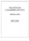 NR 103 EXAM ( CHAMBERLAIN UNI ) QNS & ANS 20232024.p