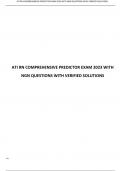 ATI RN COMPREHENSIVE PREDICTOR EXAM 2023 WITH NGN QUESTIONS WITH VERIFIED  SOLUTIONS/A+GRADE/UPDATED - ATI RN COMPREHENSIVE - Stuvia US