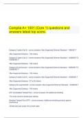   Comptia A+ 1001 (Core 1) questions and answers latest top score.