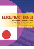 Nurse Practitioner Certification Examination and Practice Preparation  third Edition 2023-2024 PDF FORMAT ALL CHAPTERS INCLUDED