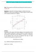 MECH 221 Practice Problem Set # 4 Concordia University