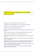  AANP-FNP exam questions and answers latest top score.