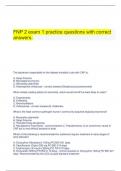  FNP 2 exam 1 practice questions with correct answers.