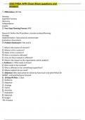 2020 PRSA APR Cheat Sheet questions and answers(1.	PRSA Values: HE FAIL.....)