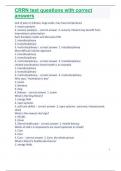 CRRN test questions with correct answers (lack of pain or fullness, large voids, may have temperature 1. motor paralysis......?