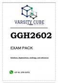 GGH2602 EXAM PACK 2023