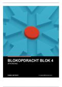 BLOKOPDRACHT BLOK 4 EINDPROFIEL