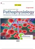 Title: Test Bank for Davis Advantage for Pathophysiology; Introductory Concepts and Clinical Perspectives 3rd Edition by Theresa Capriotti