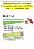 Test Bank for Davis Advantage for Understanding Medical-Surgical Nursing, 7th Edition by Linda S. Williams, Chapter 1 - 57 | Complete Newest Version