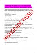 AANP AGPCNP PRACTICE 2023 Test 2 Latest updated 100% Topscore Pass!!!New!!!New!!!