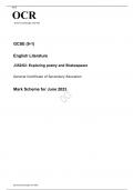 OCR GCSE English Literature J352/02 JUNE 2023 QUESTION PAPER and MARK SCHEME