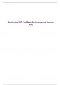 Davita Latest PCT Final Exam Davita answered Summer 2023