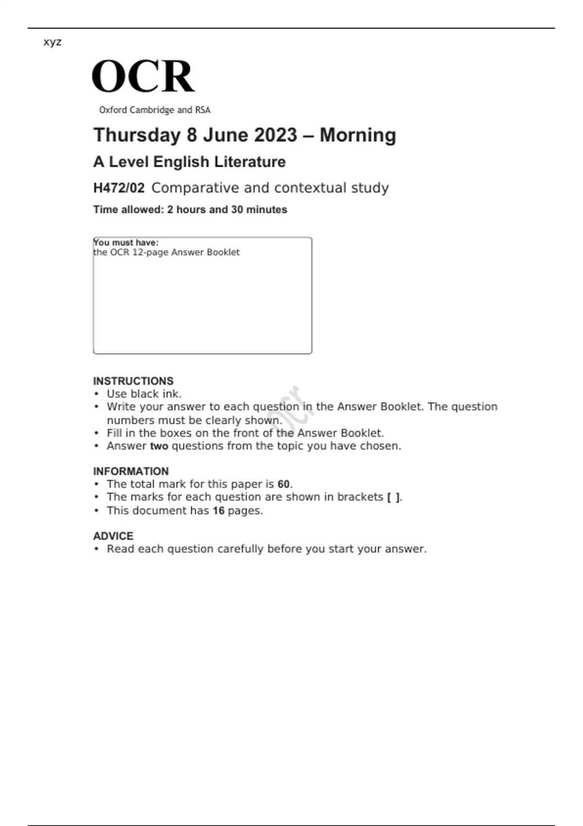 ocr-a-level-english-literature-paper-1-and-2-june-2023-question-papers